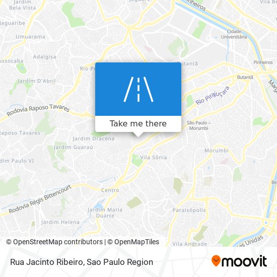 Rua Jacinto Ribeiro map