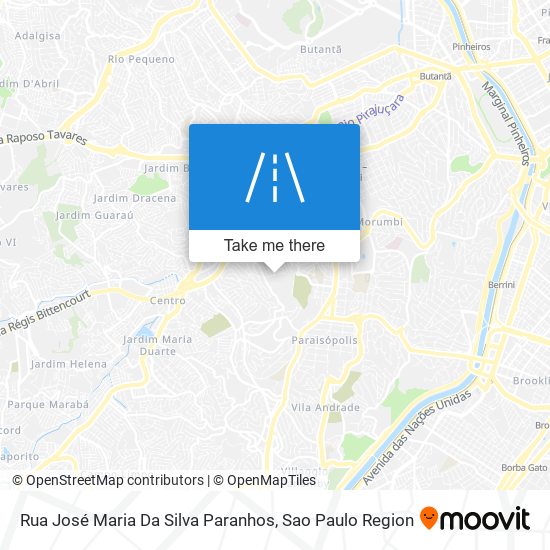 Rua José Maria Da Silva Paranhos map