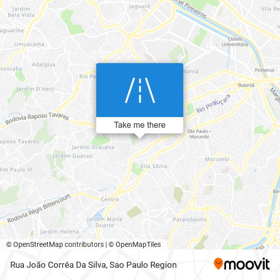 Mapa Rua João Corrêa Da Silva