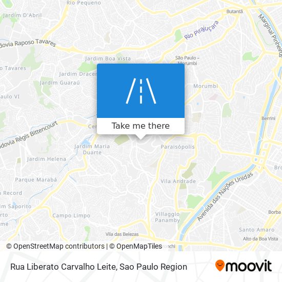 Rua Liberato Carvalho Leite map