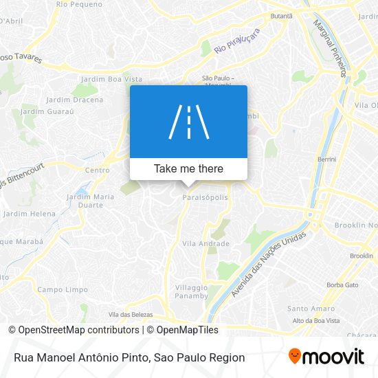Rua Manoel Antônio Pinto map
