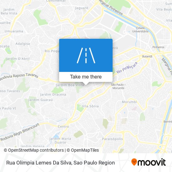 Rua Olímpia Lemes Da Silva map