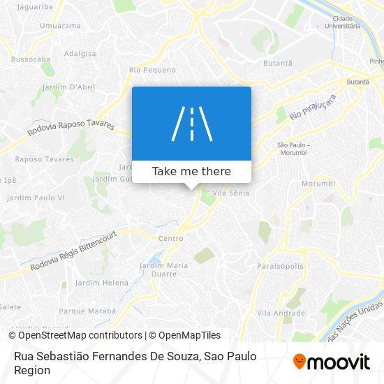 Rua Sebastião Fernandes De Souza map