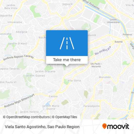 Viela Santo Agostinho map