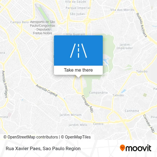 Rua Xavier Paes map