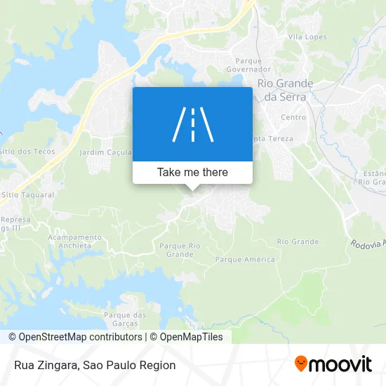 Rua Zingara map