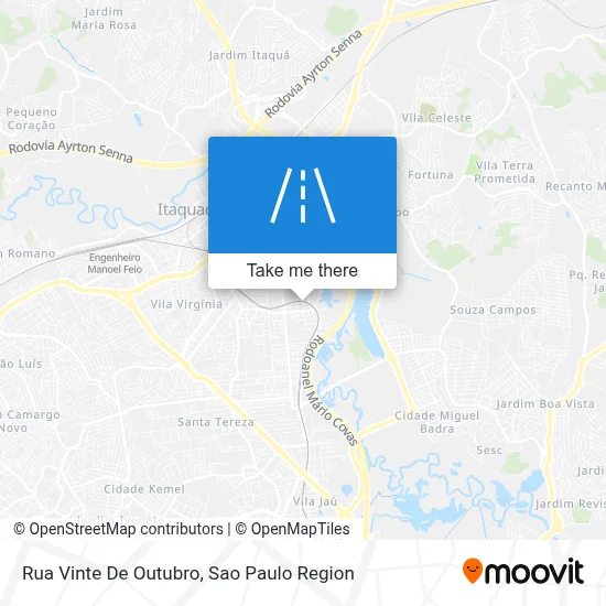 Rua Vinte De Outubro map