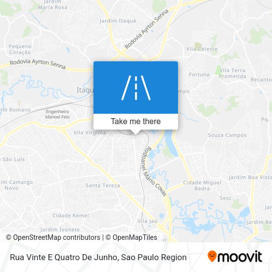 Rua Vinte E Quatro De Junho map