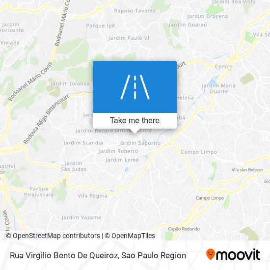 Rua Virgilio Bento De Queiroz map