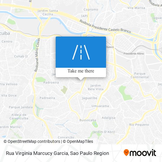 Rua Virginia Marcucy Garcia map