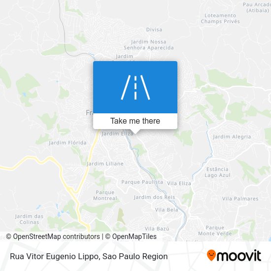 Rua Vitor Eugenio Lippo map