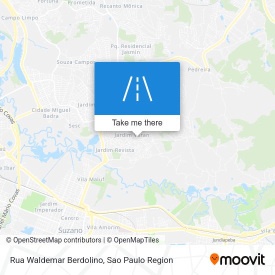 Rua Waldemar Berdolino map