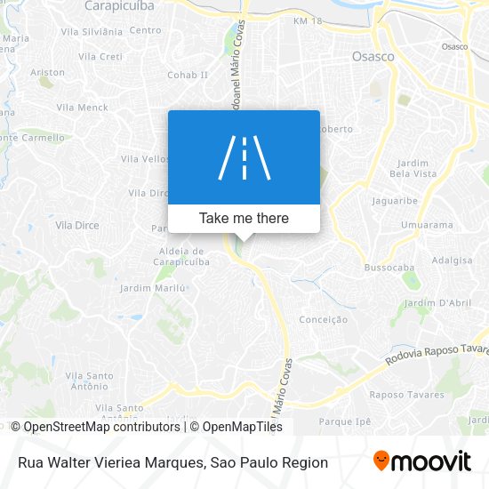 Rua Walter Vieriea Marques map