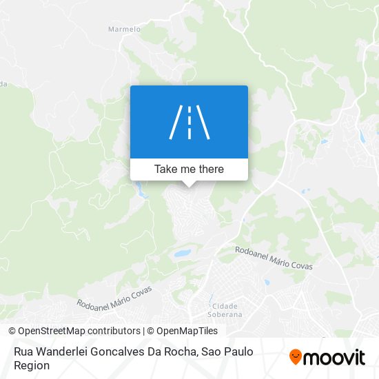 Mapa Rua Wanderlei Goncalves Da Rocha