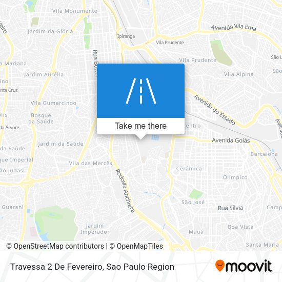 Travessa 2 De Fevereiro map