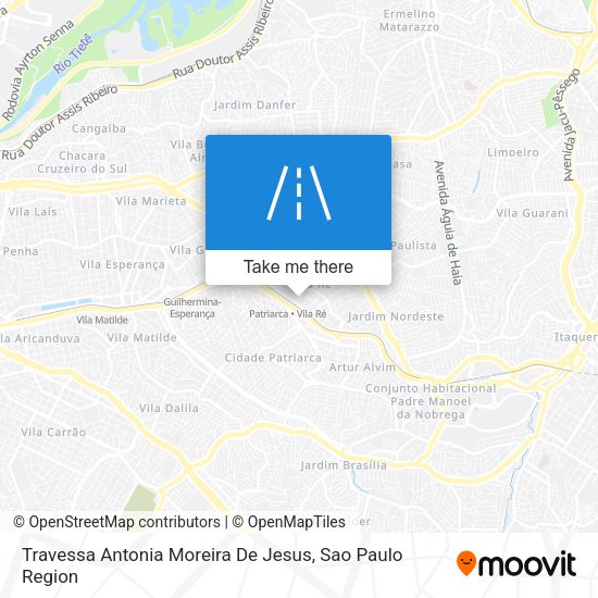 Travessa Antonia Moreira De Jesus map