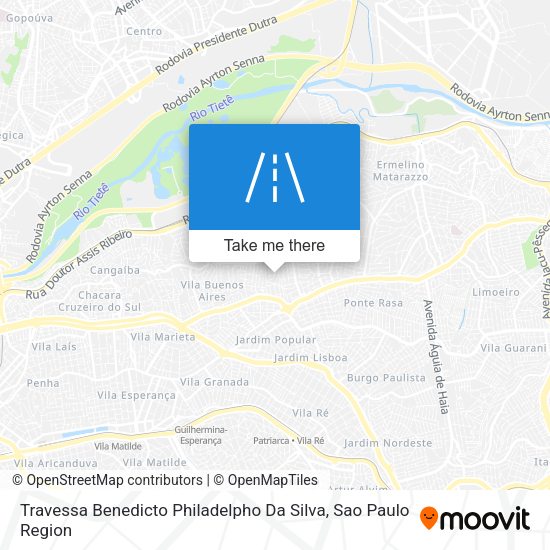 Travessa Benedicto Philadelpho Da Silva map