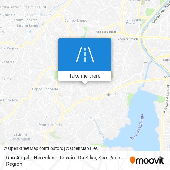 Mapa Rua Ângelo Herculano Teixeira Da Silva