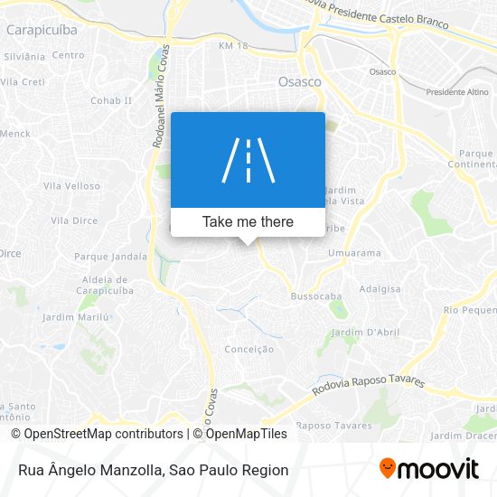 Rua Ângelo Manzolla map