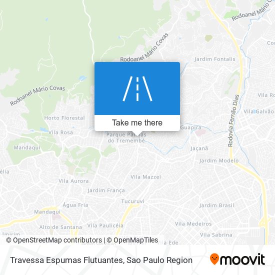 Travessa Espumas Flutuantes map