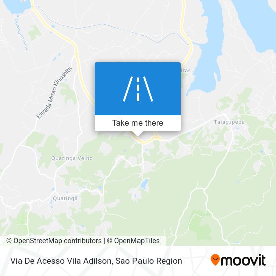 Via De Acesso Vila Adilson map