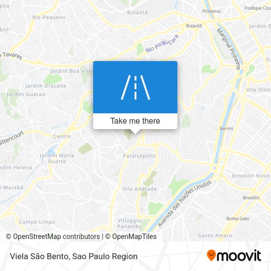 Viela São Bento map