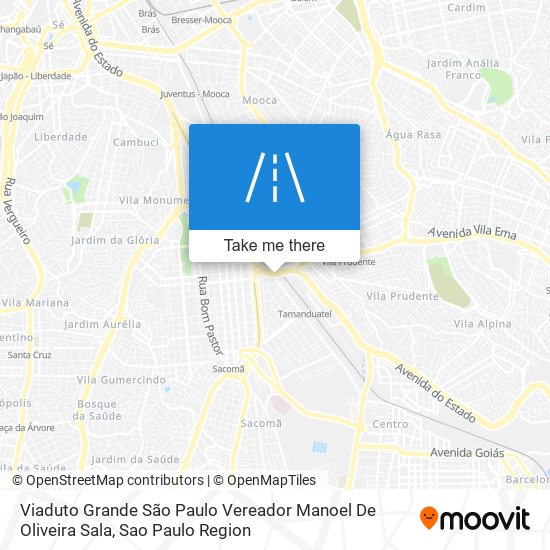 Viaduto Grande São Paulo Vereador Manoel De Oliveira Sala map