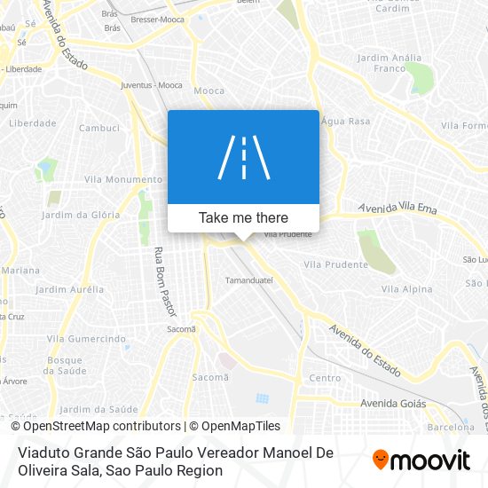 Viaduto Grande São Paulo Vereador Manoel De Oliveira Sala map