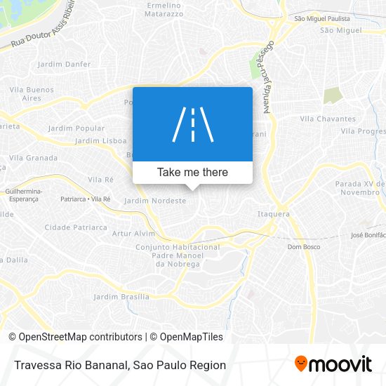 Travessa Rio Bananal map