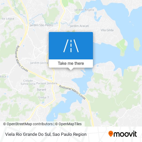 Viela Rio Grande Do Sul map