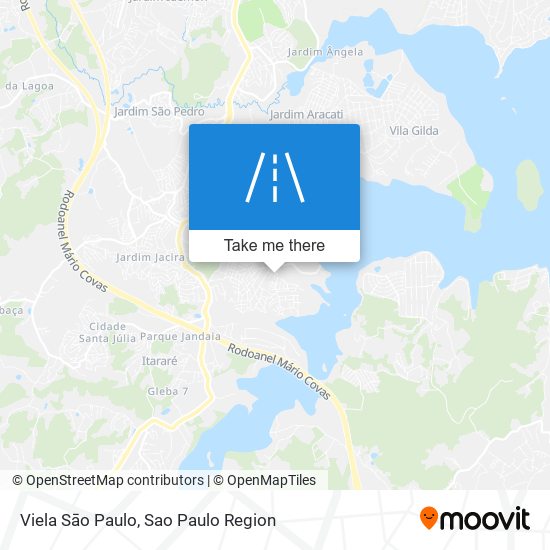 Viela Sāo Paulo map