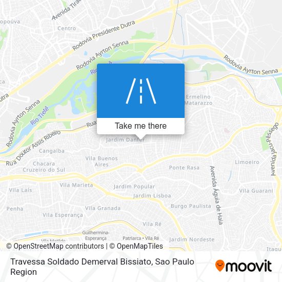 Travessa Soldado Demerval Bissiato map