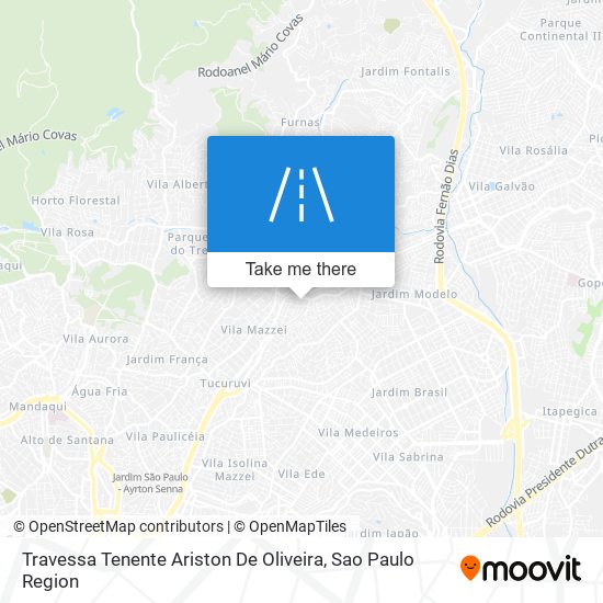 Travessa Tenente Ariston De Oliveira map