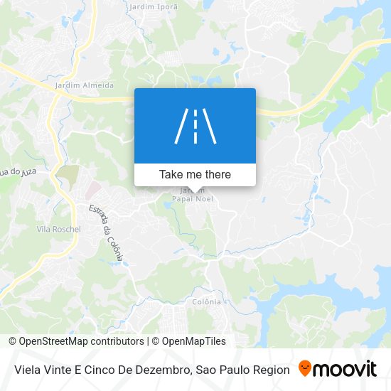 Viela Vinte E Cinco De Dezembro map