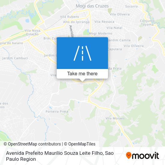 Avenida Prefeito Maurílio Souza Leite Filho map