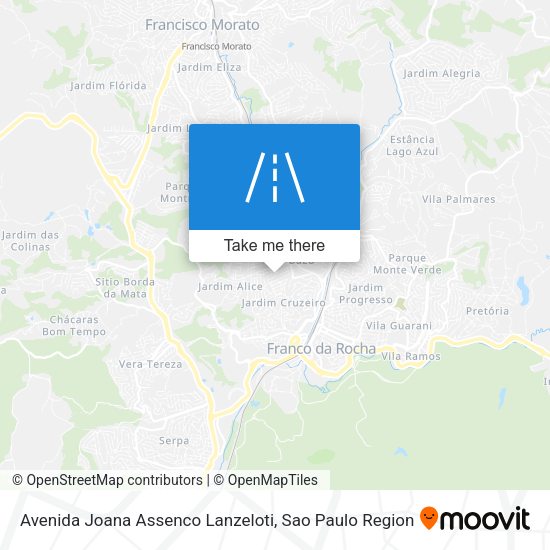 Avenida Joana Assenco Lanzeloti map