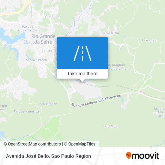 Avenida José Bello map