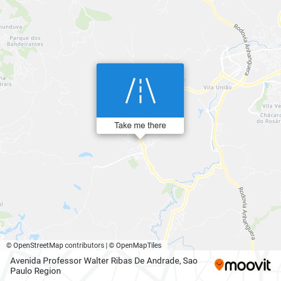 Avenida Professor Walter Ribas De Andrade map