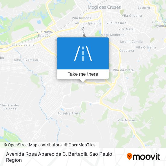 Avenida Rosa Aparecida C. Bertaolli map