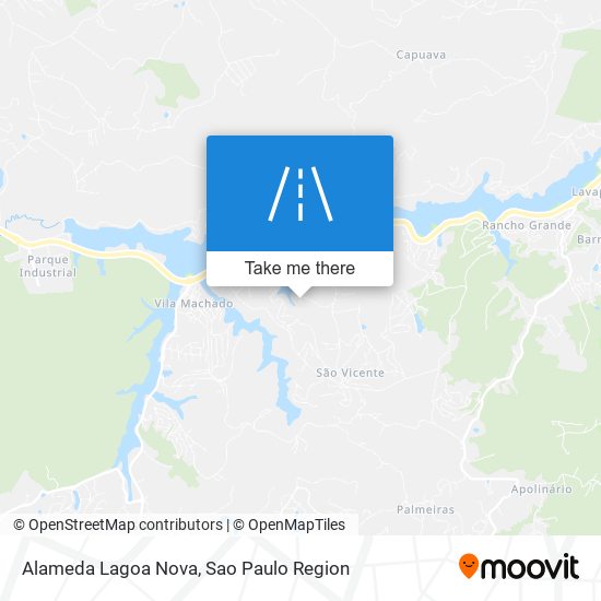 Mapa Alameda Lagoa Nova