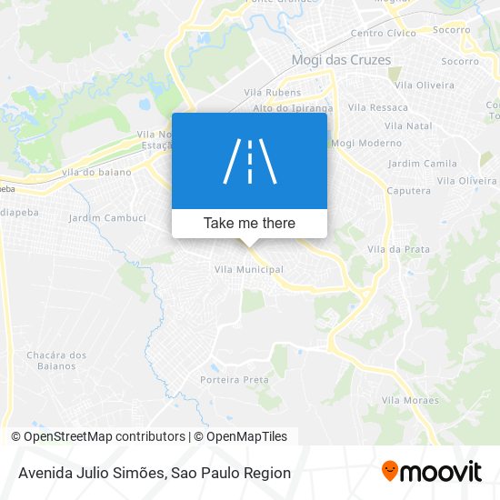 Mapa Avenida Julio Simões