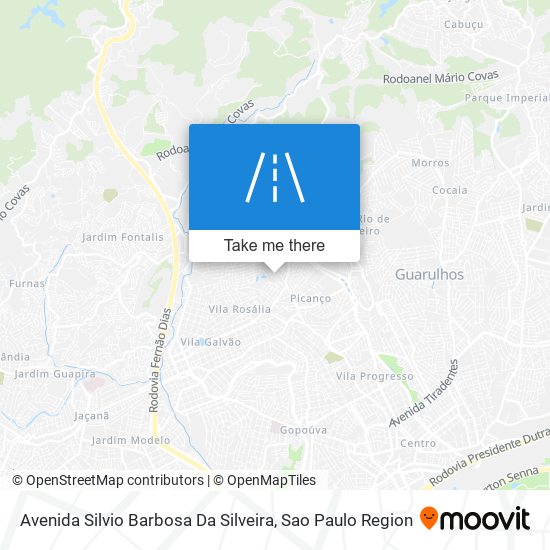 Avenida Silvio Barbosa Da Silveira map