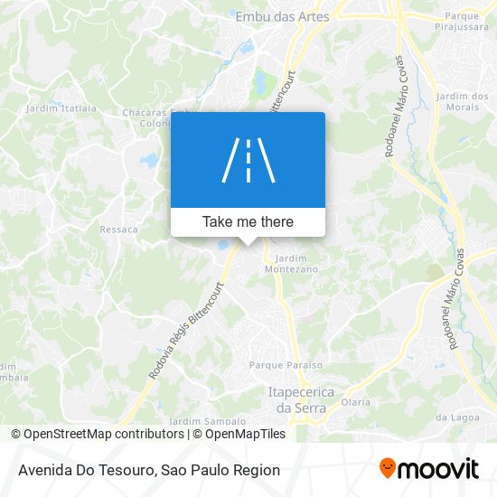 Mapa Avenida Do Tesouro