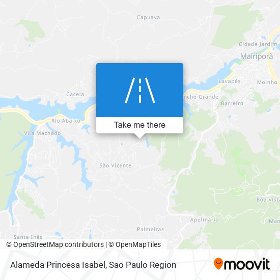 Alameda Princesa Isabel map