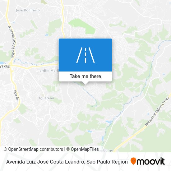 Avenida Luiz José Costa Leandro map
