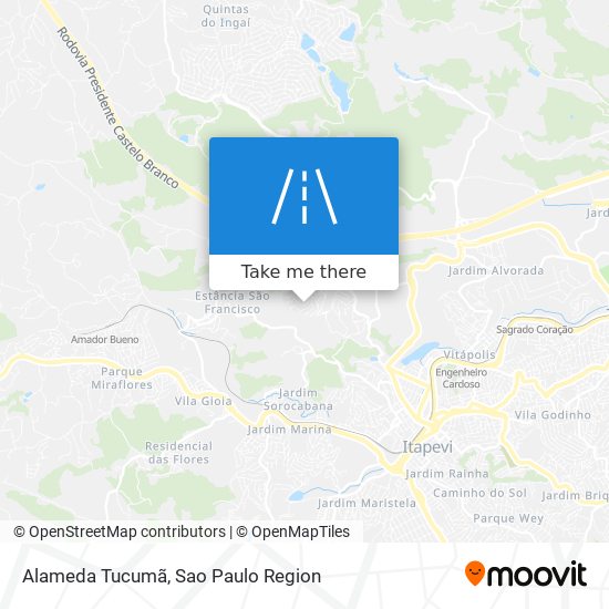 Alameda Tucumã map