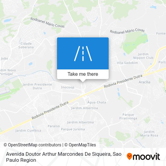 Avenida Doutor Arthur Marcondes De Siqueira map