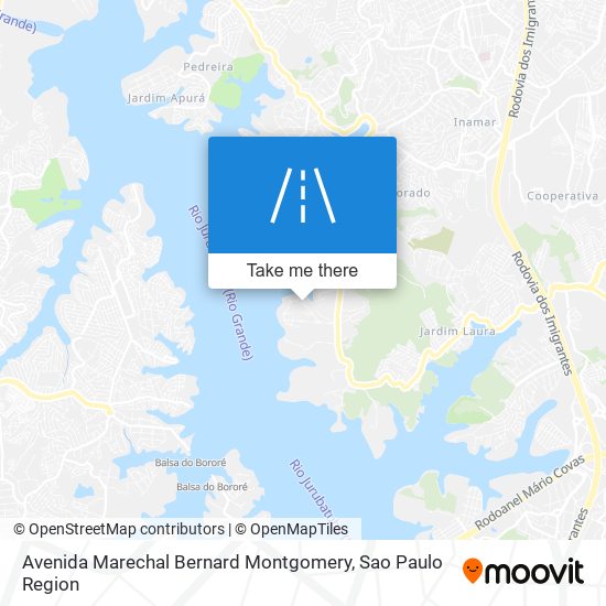 Avenida Marechal Bernard Montgomery map