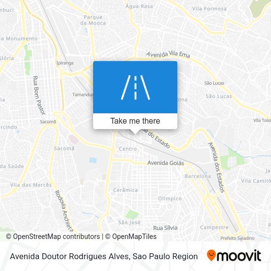 Avenida Doutor Rodrigues Alves map