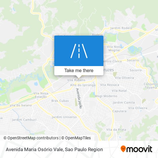 Avenida Maria Osório Vale map